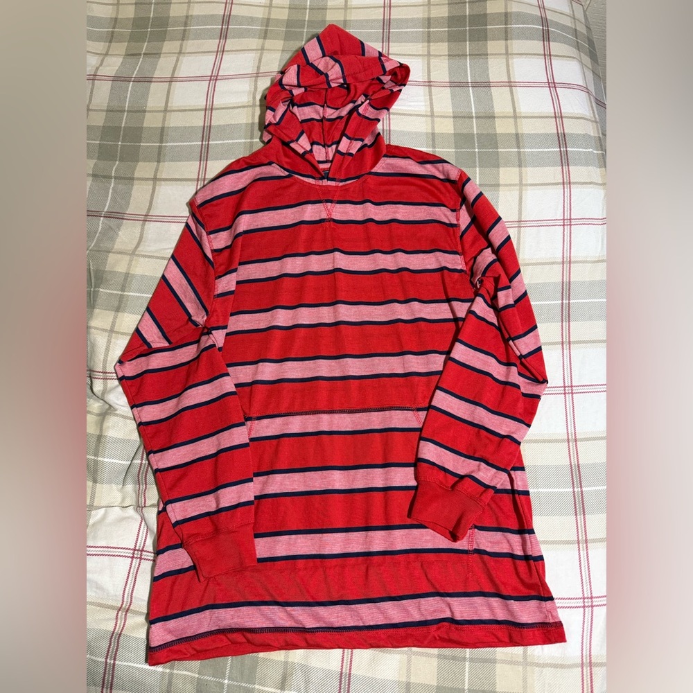 Men’s Red Striped Hoodie